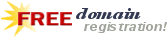 Free domain registration!